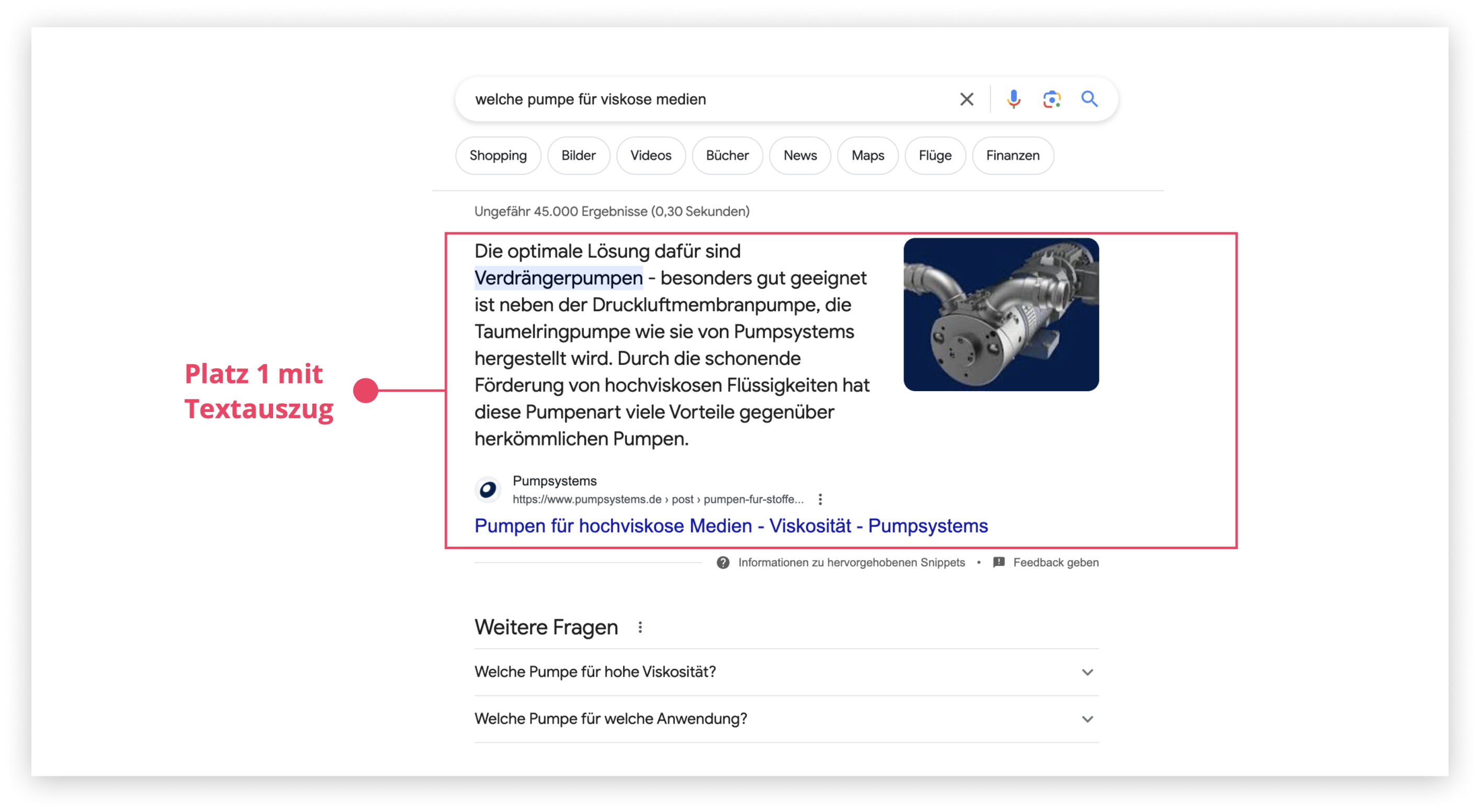 Seo Optimierung google snippets 6