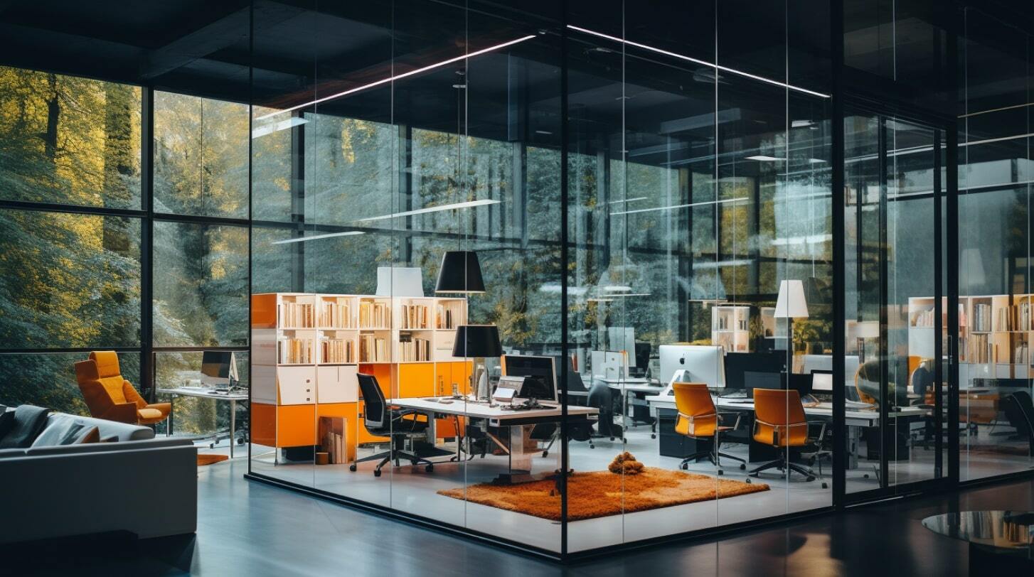 Modernes Werbedesign Büro